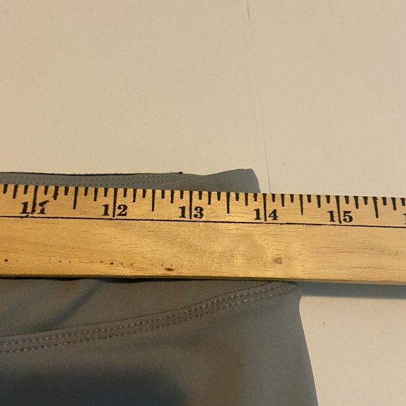 Athleta Homestretch Run Tights Womens M Gray Black Colorblock Athletic Stretch - Picture 9 of 12